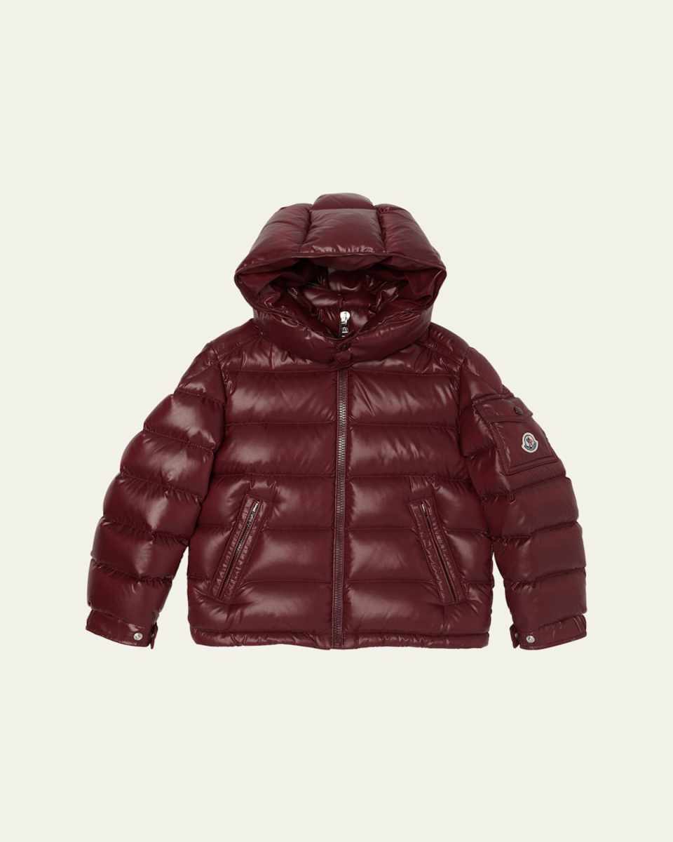 Boy's Maya Hooded Short Down Jacket, Size 4-
